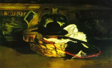 Édouard Manet Painting - Guitarra y sombrero Eduard Manet